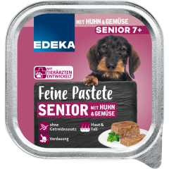 EDEKA Feine Pastete Senior mit Huhn & Gemüse 150 g 