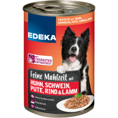 EDEKA Feine Mahlzeit mit Huhn, Schwein, Pute, Rind & Lamm 400 g 