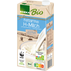EDEKA Bio Fettarme H-Milch 1 l 