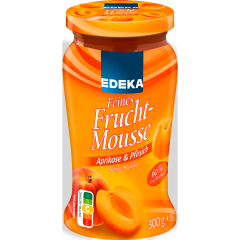 EDEKA Feines Fruchtmousse Aprikose & Pfirsich 300 g 