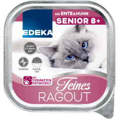EDEKA Feines Ragout Senior mit Ente & Huhn 100 g 