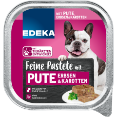 EDEKA Feine Pastete mit Pute, Erbsen & Karotten 300 g 