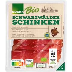 EDEKA Bio Schwarzwälder Schinken 100 g 