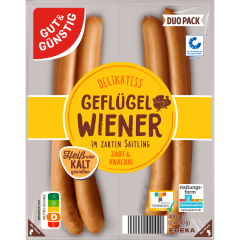 GUT&GÜNSTIG Geflügel Wiener 400 g 
