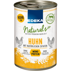 EDEKA Naturals Katzen Premium - Mahlzeit Huhn pur 400 g 
