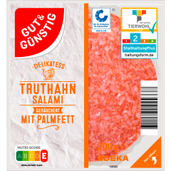 GUT & GÜNSTIG Truthahn-Salami 200 g 
