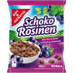 GUT&GÜNSTIG Schoko-Rosinen 200 g 