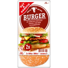 GUT & GÜNSTIG Rindfleisch Burger 300 g 