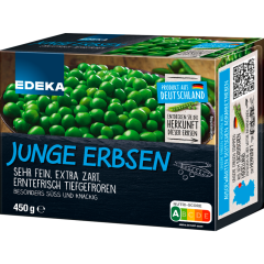 EDEKA Junge Erbsen aus Deutschland 450 g 
