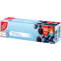 GUT&GÜNSTIG Gefrierbeutel 1 Liter 100 Stück 