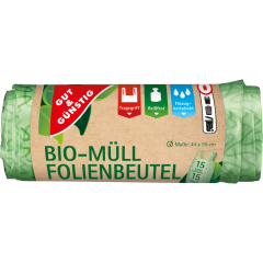 GUT&GÜNSTIG Bio-Müll Folienbeutel 15 Liter 15 Stück 