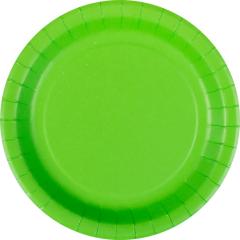 GUT&GÜNSTIG Pappteller, grün 10 Stück 