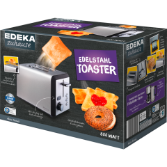 EDEKA zuhause Edelstahl-Toaster 1 Stück 
