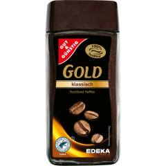 GUT&GÜNSTIG GOLD löslicher Bohnenkaffee, klassisch 100 g 