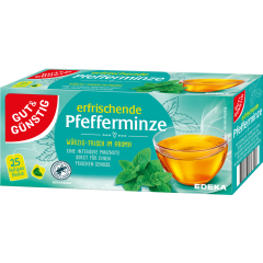 GUT&GÜNSTIG Pfefferminze-Kräuter-Tee 25 Beutel 
