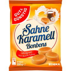 GUT&GÜNSTIG Sahne-Karamell-Bonbons 200 g 