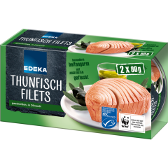 EDEKA Thunfischfilets in Olivenöl 2 x 80 g 