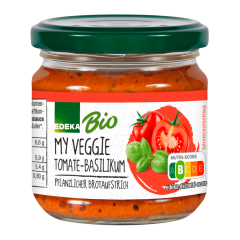 EDEKA Bio My Veggie Streichcreme Tomate-Basilikum 180 g 