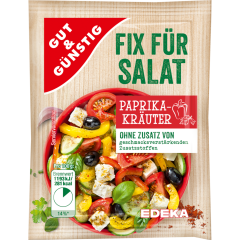GUT&GÜNSTIG Fix für Salat, Paprika-Kräuter 5 x 10 g 
