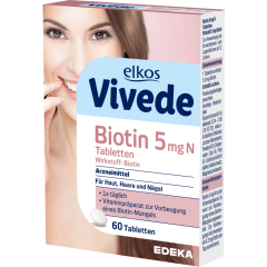 elkos Vivede Biotin 5 mg N 60 Stück 