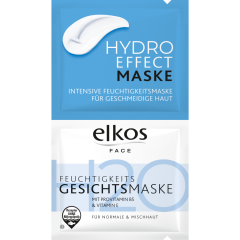 EDEKA elkos Hydro Effect Gesichtsmaske 2 x 8 ml 