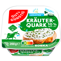 GUT&GÜNSTIG Kräuterquark leicht 200g 