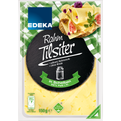 EDEKA Rahm-Tilsiter in Scheiben 55% Fett i. Tr. 150 g 