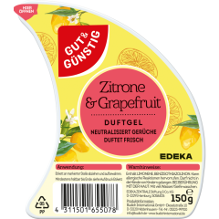 GUT&GÜNSTIG Duftgel Zitrone & Grapefruit 150 g 