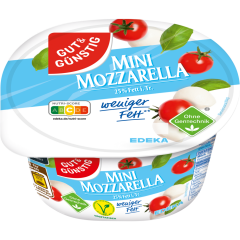 GUT&GÜNSTIG Mini Mozzarella 8,5% Fett absolut 125 g 