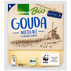EDEKA Bio Mittelalter Gouda am Stück 53% Fett i. Tr. 200 g 