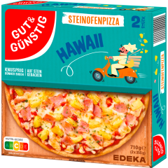 GUT&GÜNSTIG Steinofenpizza Hawaii 710 g 