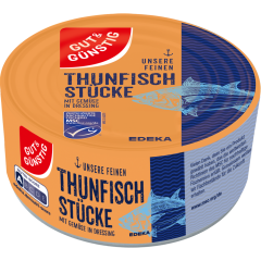 GUT&GÜNSTIG Thunfischstücke mit Gemüse in Dressing 185 g 