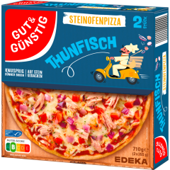 GUT&GÜNSTIG Steinofenpizza Thunfisch 710 g 