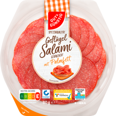 GUT&GÜNSTIG Geflügel-Salami 80 g 