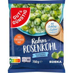 GUT&GÜNSTIG Rahm-Rosenkohl 750 g 