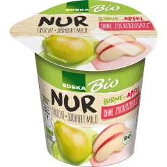 EDEKA Bio Fruchtjoghurt 3,8% Fett ohne Zuckerzusatz Birne-Apfel 150 g 