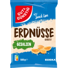 GUT&GÜNSTIG Erdnüsse, geröstet & gesalzen 500 g 