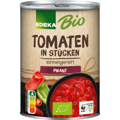 EDEKA Bio Tomaten in Stücken, pikant 400 g 