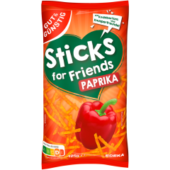 GUT&GÜNSTIG Paprika-Sticks 125 g 