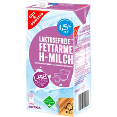 GUT&GÜNSTIG Laktosefreie fettarme H-Milch 1 l 