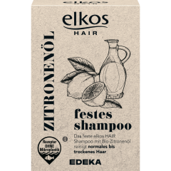 EDEKA elkos festes Shampoo mit Bio-Zitronenöl 65 g 