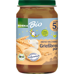 EDEKA Bio Abendbrei Grießbrei pur 190 g 