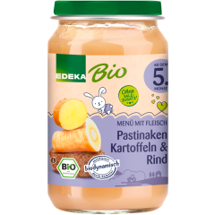 EDEKA Bio Pastinaken Kartoffeln & Rind 190 g 