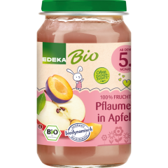 EDEKA Bio Pflaume in Apfel 190 g 