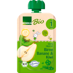 EDEKA Bio Quetschi Birne Banane & Kiwi 100 g 