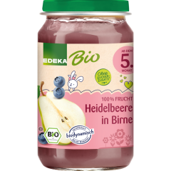 EDEKA Bio Heidelbeere in Birne 190 g 