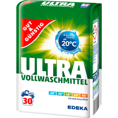 GUT&GÜNSTIG Ultra Vollwaschmittel, 30 WL 2,025 kg 