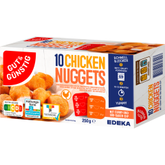 GUT&GÜNSTIG Chicken Nuggets mit Dip 250 g 