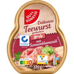 GUT&GÜNSTIG Teewurst grob 125 g 