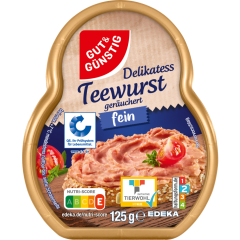 GUT&GÜNSTIG Teewurst fein 125 g 